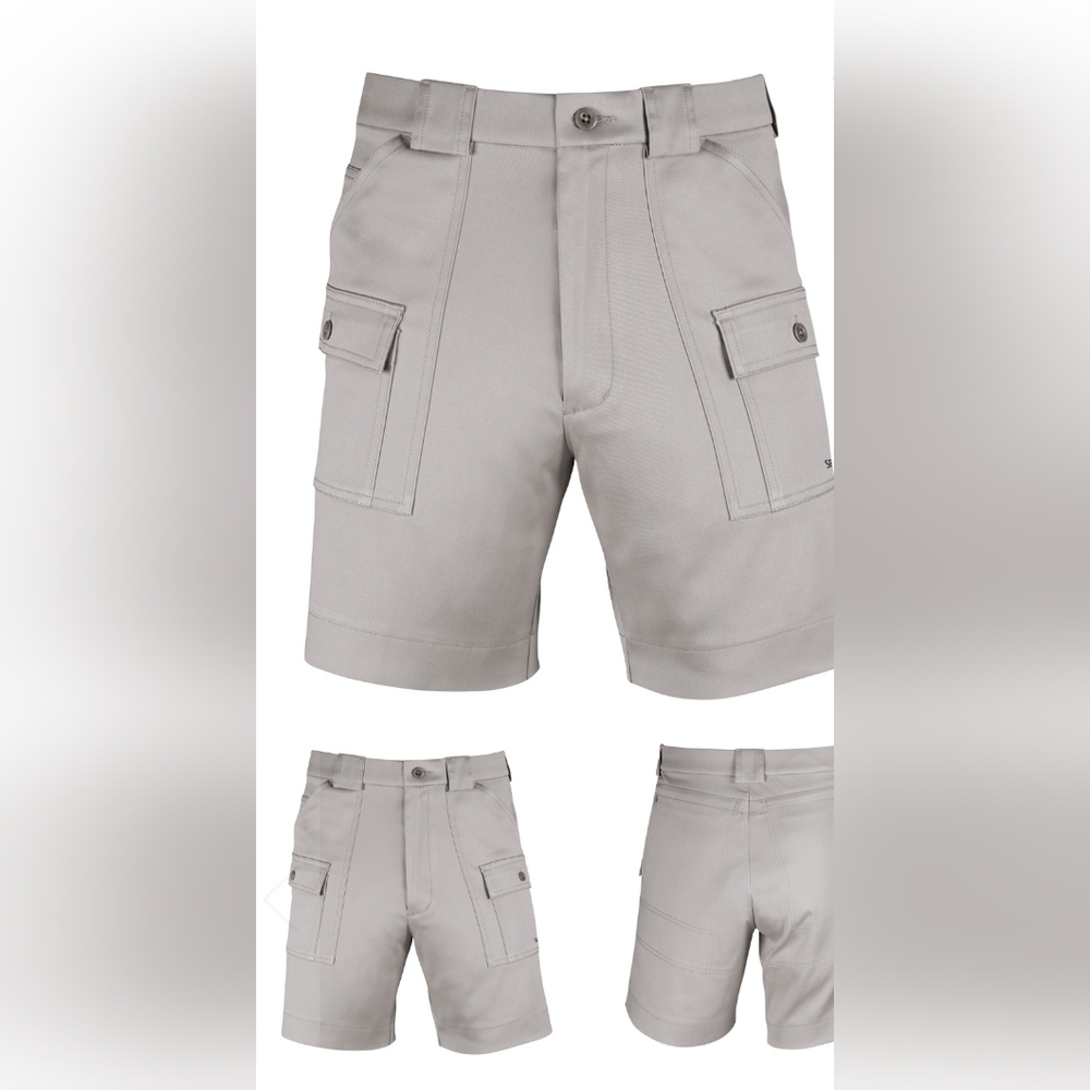 Sportif USA Sportif's Tidewater Gray Cargo Short NEW